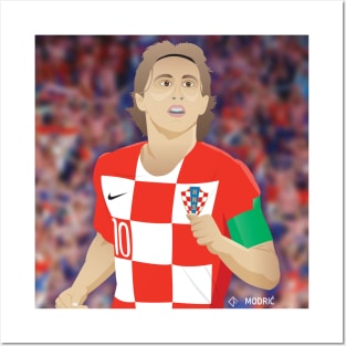 Modric - World Cup 2018 Posters and Art